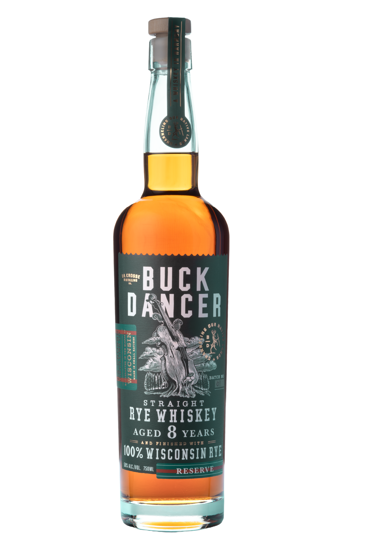 Buck Dancer Straight Rye Whiskey - 8 Year